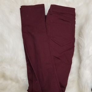 Wax Jean maron skinny jeans